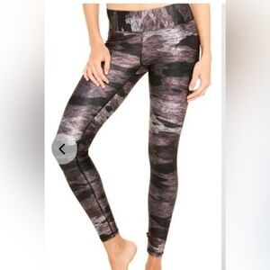 Terez High Shine Print Camo Legging - Large